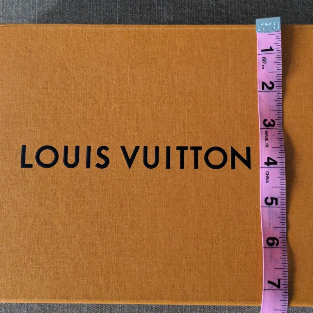 Louis Vuitton Signature Orange Box, 11  By 7 1/2 Inches.  Excellent Condition
